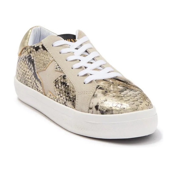 Steve Madden Luxury Authentic Minimalist RARE Animal Print Starling Sneaker - Picture 3 of 17